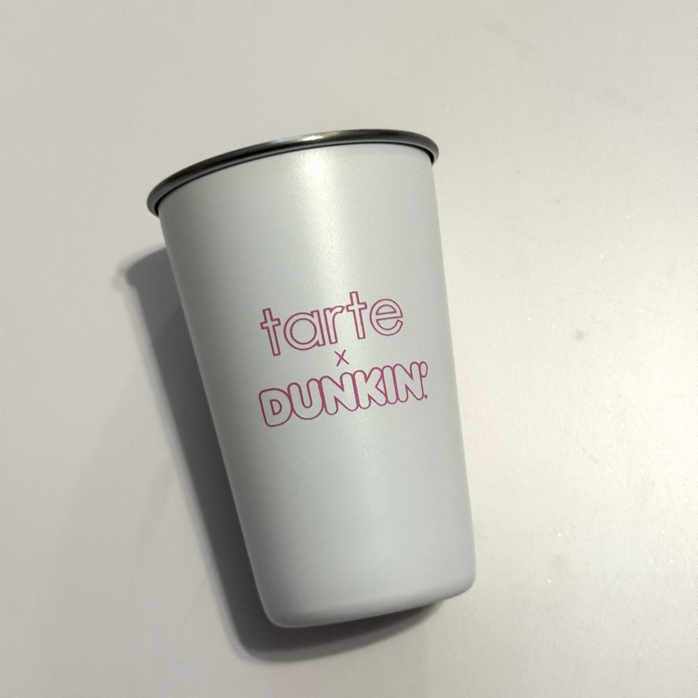 White Tarte x Dunkin Donuts Tumbler Cup